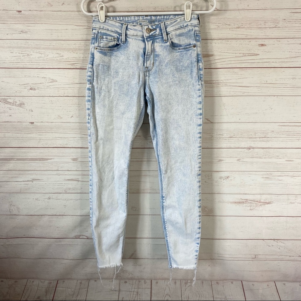 Old Navy Rockstar Super Skinny Ankle Jeans 25x27